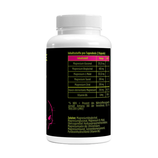 Magnesium 5x Komplex + B6 - 120 Kapseln
