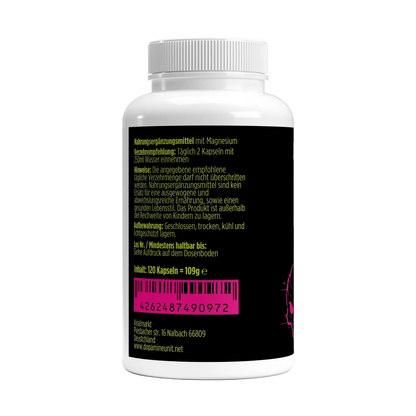 Magnesium 5x Komplex + B6 - 120 Kapseln
