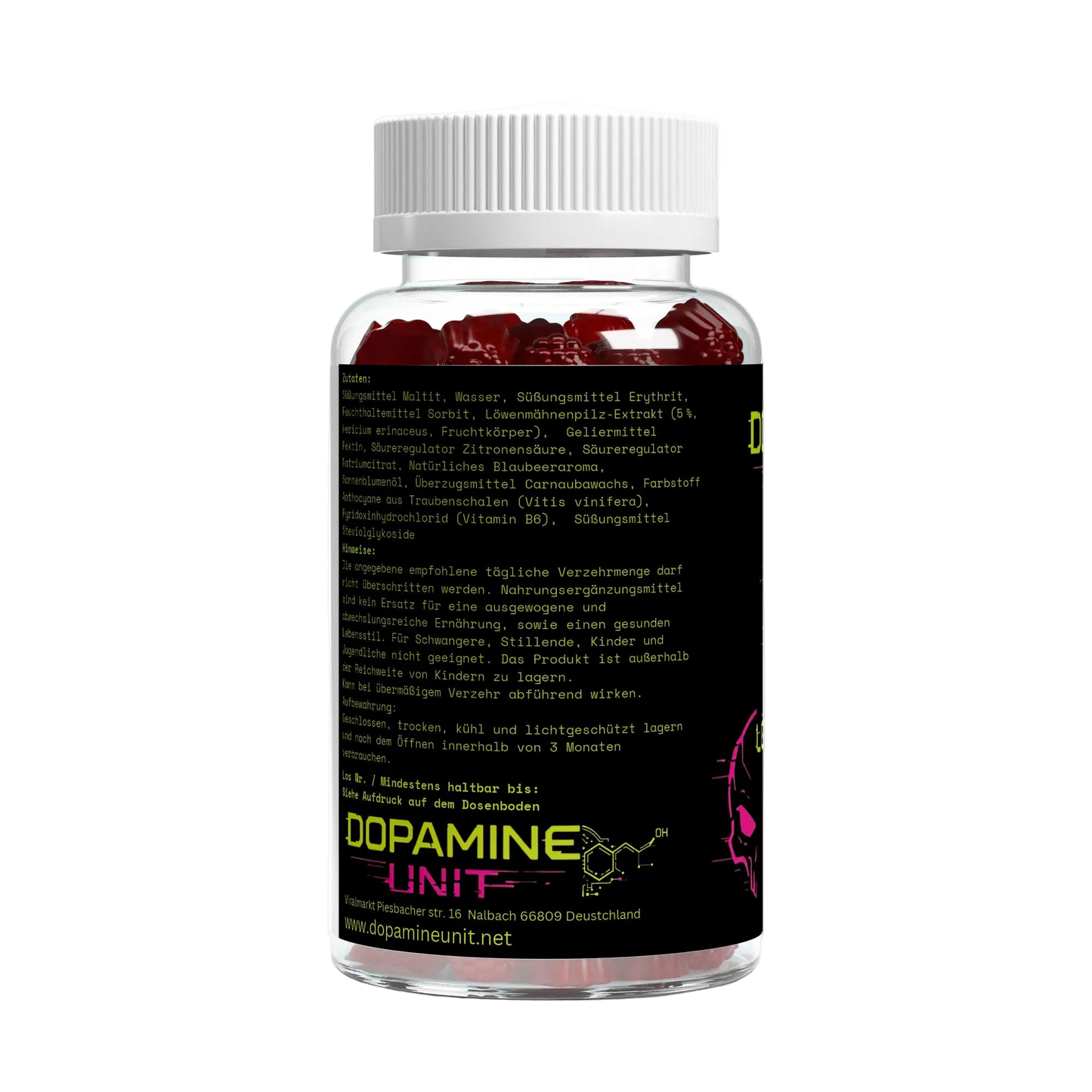 Löwenmähne + Vitamin B6 Gummies - 60 Stk.