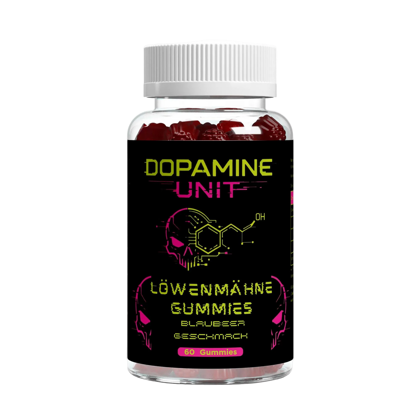 Löwenmähne + Vitamin B6 Gummies - 60 Stk.
