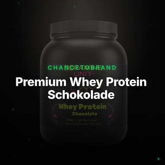 Premium Whey Protein Schokolade - 1.000g – Clean Showcase