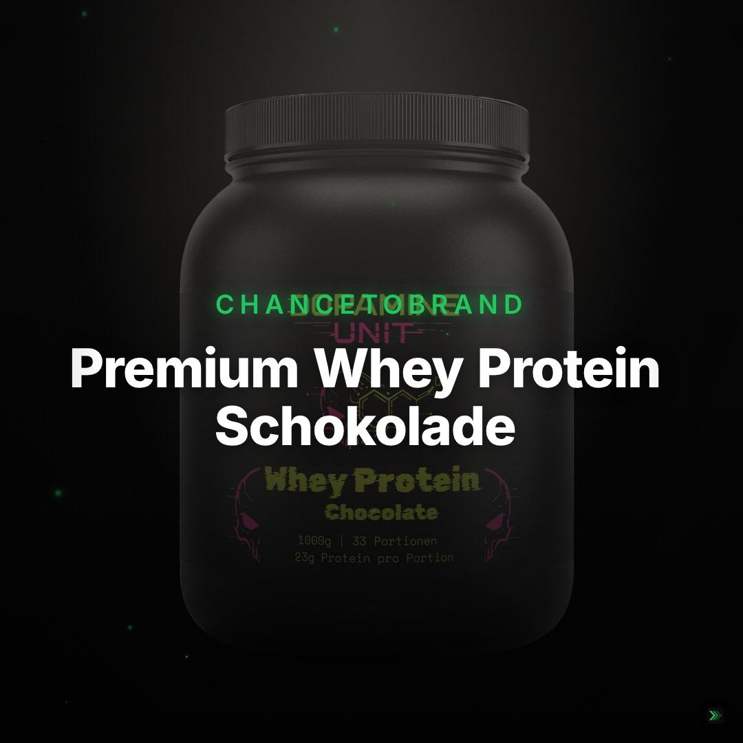 Premium Whey Protein Schokolade - 1.000g – Clean Showcase