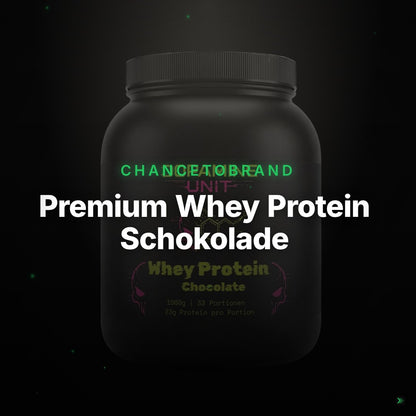 Premium Whey Protein Schokolade - 1.000g – Clean Showcase