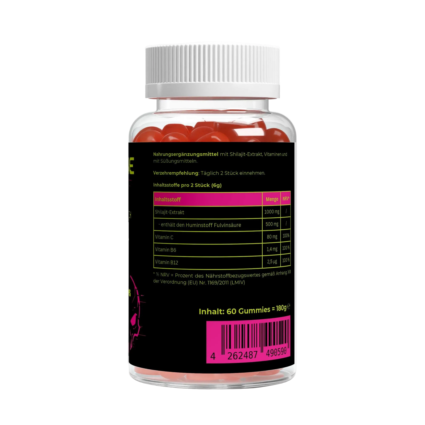 Shilajit Load 1000 + Vitamin C,B6, B12 - 60stk. gummies